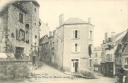 36 Indre / CPA FRANCE 36 "Argenton, la place du marché au blé et l'ancienne prison"