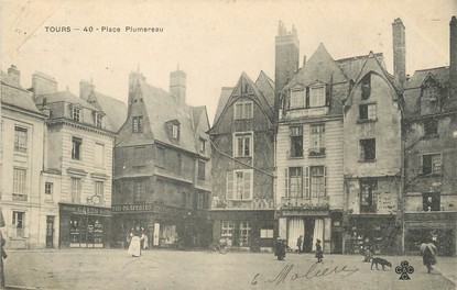 / CPA FRANCE 37 "Tours, place Plumereau"