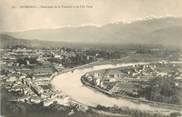 38 Isere / CPA FRANCE 38 "Grenoble, panorama de la Tronche et de l'Ile Verte"