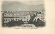 38 Isere / CPA FRANCE 38 "Grenoble, le lycée des garçons et le square des postes"