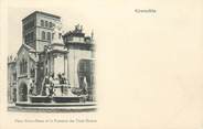 38 Isere / CPA FRANCE 38 "Grenoble, porte Notre Dame et la fontaine des Trois Ordres"