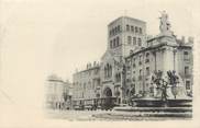 38 Isere / CPA FRANCE 38 "Grenoble, la cathédrale et le monument du centenaire"