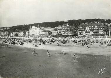 / CPSM FRANCE 14 "Trouville sur Mer, la plage" / FLAMME