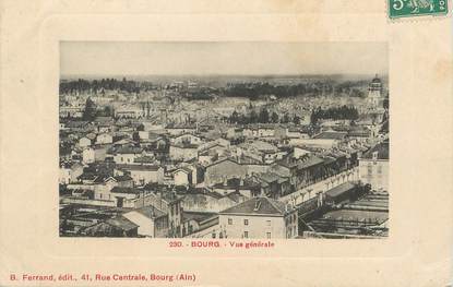 / CPA FRANCE 01 "Bourg, vue  générale"