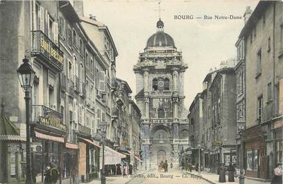 / CPA FRANCE 01 "Bourg, rue Notre Dame"