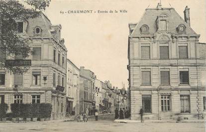 / CPA FRANCE 52 "Chaumont, entrée de la ville"