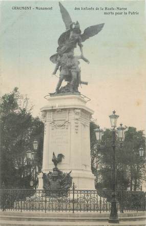 / CPA FRANCE 52 "Chaumont, monument aux morts"