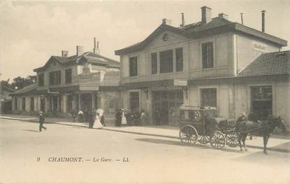 / CPA FRANCE 52 "Chaumont, la  gare "