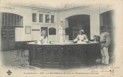 / CPA FRANCE 63 "La Bourboule, buvette de l'Etablissement Choussy"