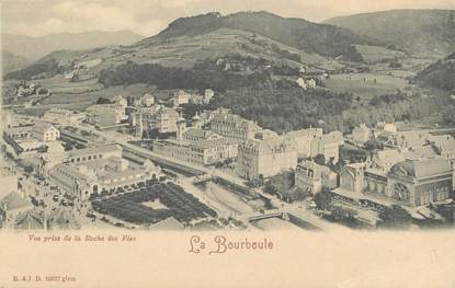 / CPA FRANCE 63 "La Bourboule, vue prise de la Roche des Fées"