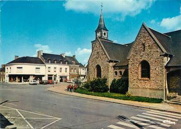 / CPSM FRANCE 44 "Avessac, l'église et la place"