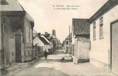 CPA FRANCE 80 "Boves, Rue Paraclet"