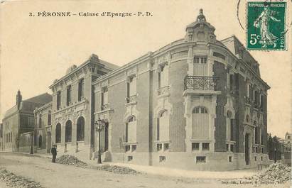 CPA FRANCE 80 "Péronne, Banque Caisse d'Epargne"