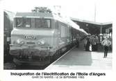 44 Loire Atlantique / CPSM FRANCE 44 "Nantes, inauguration de l'Electricification de l'Etoile d'Angers"
