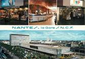 44 Loire Atlantique / CPSM FRANCE 44 "Nantes, la gare SNCF"