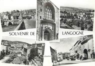 / CPSM FRANCE 48 "Souvenir de Langogne"