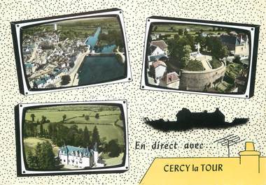 / CPSM FRANCE 58 "Cercy la Tour"