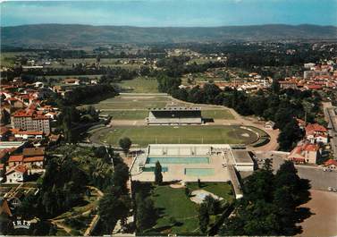 / CPSM FRANCE 42 "Roanne, vue aérienne de la piscine" /  STADE