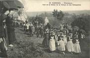 29 Finistere / CPA FRANCE 29 "Rumengol, procession, port de la statue de la vierge et des reliquaires"