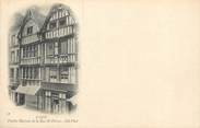 14 Calvado / CPA FRANCE 14 "Caen, vieilles maisons de la Rue Saint Pierre"