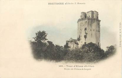 / CPA FRANCE 56 "Tour d'Elven, donjon du château de Largoët"