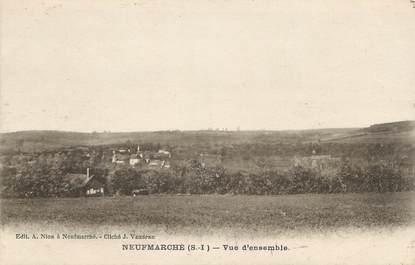 / CPA FRANCE 76 "Neufmarché, vue d'ensemble"