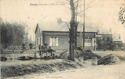 CPA FRANCE 80 "Conty, Pont de la Selle"