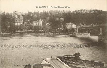 / CPA FRANCE 94 "La Varenne, pont de Chennevière"