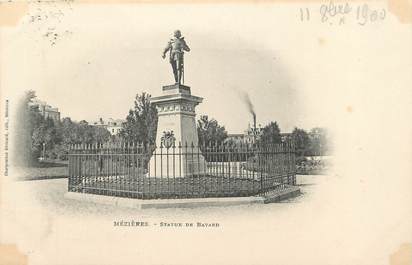 / CPA FRANCE 08 "Charleville Mézières, statue de Bayard"