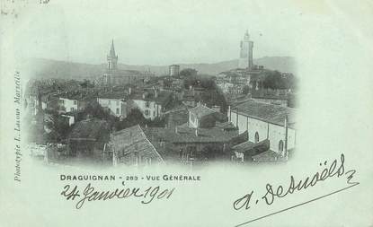 / CPA FRANCE 83 "Draguignan, vue générale "