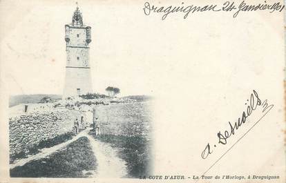 / CPA FRANCE 83 " Draguignan, la tour de l'Horloge "