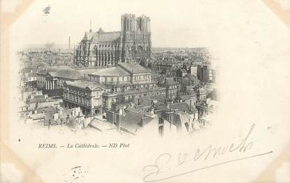 / CPA FRANCE 51 "Reims, la cathédrale"