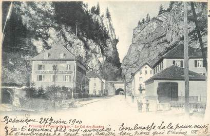 / CPA FRANCE 25 "Frontière Franco Suisse, le col des Roches"