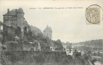/ CPA FRANCE 19 "Uzerche, vue générale et vallée de la Vézère"