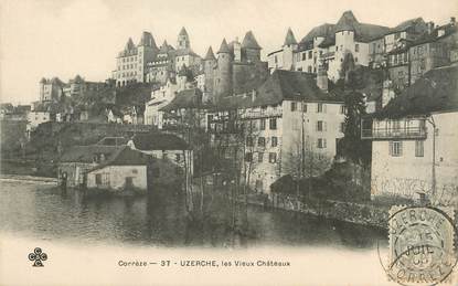 / CPA FRANCE 19 "Uzerche, les vieux châteaux "