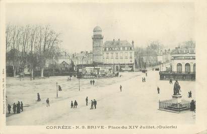 / CPA FRANCE 19 "Brive, place du 14 juillet"