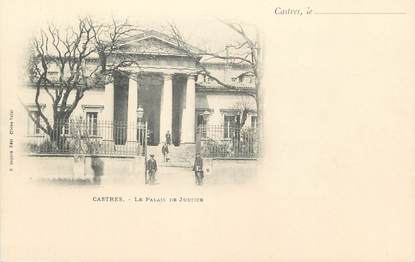 / CPA FRANCE 81 "Castres, le palais de justice"