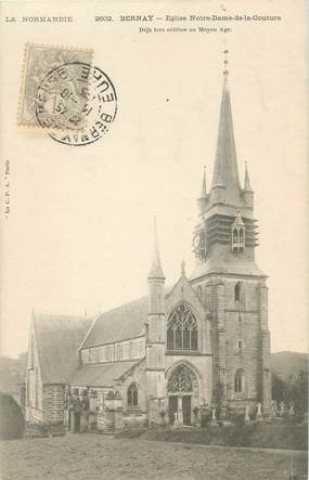 / CPA FRANCE 27 "Bernay, église Notre dame de la Couture"