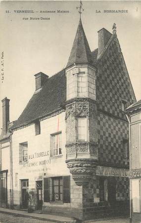 / CPA FRANCE 27 "Verneuil, ancienne maison, rue Notre Dame"