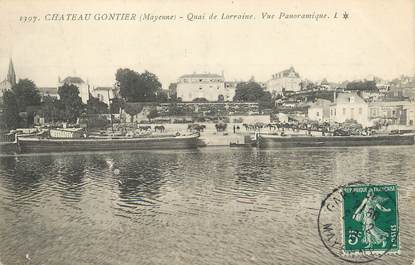 / CPA FRANCE 53 "Château Gontier, quai de Lorraine"