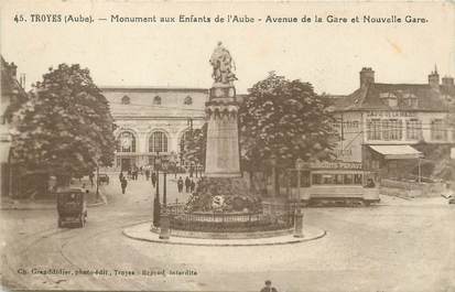 / CPA FRANCE 10 "Troyes, monument aux enfants de l'Aube"