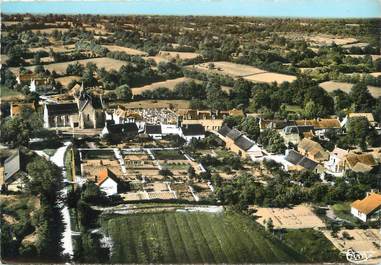 / CPSM FRANCE 18 "Ids Saint Roch, vue générale aérienne "