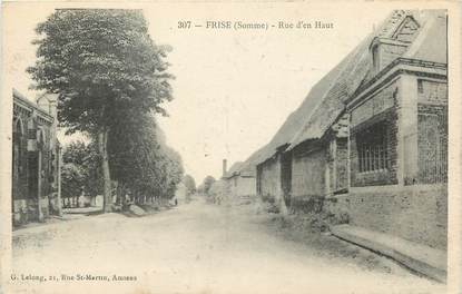 CPA FRANCE 80 "Frise, rue d'En Haut"