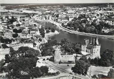 / CPSM FRANCE 44 "Pornic, vue panoramique aérienne"