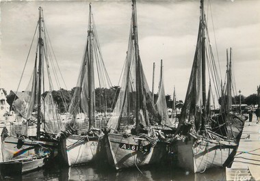 / CPSM FRANCE 44 "le Pouliguen, bateaux de pêche"