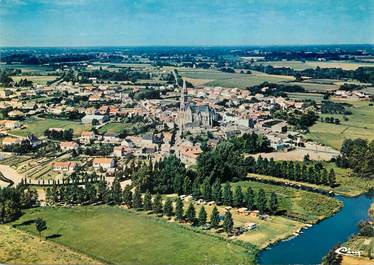 / CPSM FRANCE 44 "Port Saint Père, vue aérienne, le centre du bourg"