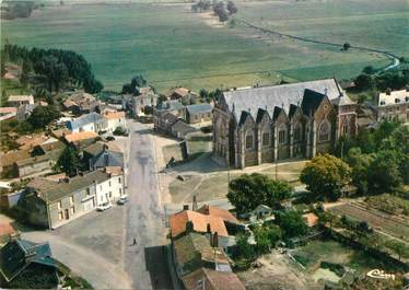 / CPSM FRANCE 44 "Rouans, l'église et le centre du Bourg"