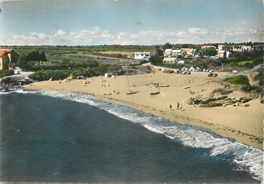 / CPSM FRANCE 44 "Sainte Marie sur Mer, plage de Portmain"