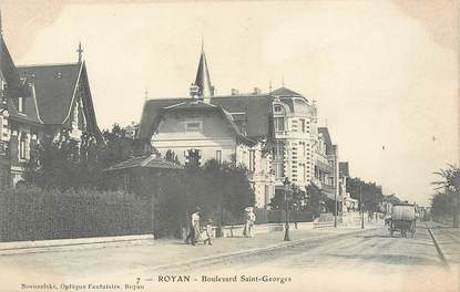 / CPA FRANCE 17 "Royan, bld Saint Georges"