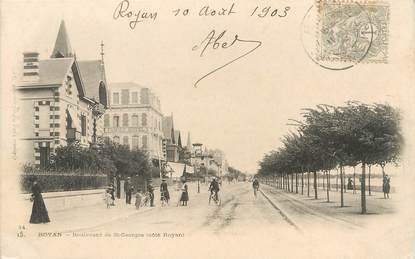 / CPA FRANCE 17 "Royan, boulevard Saint Georges"